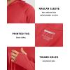 image:imageBoladeci Mens UPF 50 Sun Protection Lightweight Hoodie Shirts Long Sleeve Fishing Shirt SPF UV Hiking SwimTomato Red