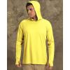 image:imageBoladeci Mens UPF 50 Sun Protection Lightweight Hoodie Shirts Long Sleeve Fishing Shirt SPF UV Hiking SwimYellow
