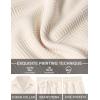 image:imageUOUA Mens Short Sets 2 Piece Summer Outfits Jacquard Short Sleeve Button Down Shirt and Shorts SetBeige