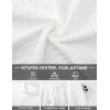 image:imageUOUA Mens Summer Outfits Waffle Knit 2 Piece Short Sets Casual Button Down Shirt amp ShortsWhite
