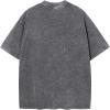 image:imageUOUA Women Oversized Graphic TShirt Casual Cotton Tees Printed Summer TopsWashed Grey