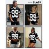 image:imageUOUA Womens Jersey Y2k Baggy Shirts Number Graphic Tees Oversized V Neck Tshirts Streetwear TopsBlack