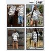 image:imageUOUA Womens Jersey Y2k Baggy Shirts Number Graphic Tees Oversized V Neck Tshirts Streetwear TopsGreyleaves