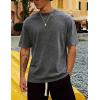 image:imageUOUA Mens Graphic Tees Vintage Oversized TShirts Casual Acid Wash Cotton Streetwear S2XLGrey
