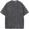 image:imageUOUA Mens Graphic Tees Vintage Oversized TShirts Casual Acid Wash Cotton Streetwear S2XLGrey