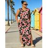 image:imageUOUA Women Summer Maxi Dresses Plus Size Casual Hawaiian Sundress Sleeveless Loose Split Beach Dress with PocketsVpink Lily