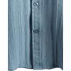image:imageVATPAVE Mens Casual Button Down Short Sleeve Shirt Textured Hawaiian Shirt Summer Vacation Beach Shirts with PocketDenimblue