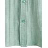 image:imageVATPAVE Mens Casual Button Down Short Sleeve Shirt Textured Hawaiian Shirt Summer Vacation Beach Shirts with PocketSage Green