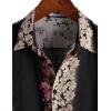 image:imageVATPAVE Mens Casual Short Sleeve Button Down Shirts Regular Fit Hawaiian Summer ShirtBlack Brown
