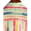 image:imageVATPAVE Mens Casual Short Sleeve Button Down Shirts Regular Fit Hawaiian Summer ShirtBlue Pink