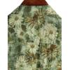 image:imageVATPAVE Mens Casual Short Sleeve Button Down Shirts Regular Fit Hawaiian Summer ShirtBrown Green