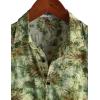 image:imageVATPAVE Mens Casual Short Sleeve Button Down Shirts Regular Fit Hawaiian Summer ShirtBrown Green