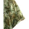 image:imageVATPAVE Mens Casual Short Sleeve Button Down Shirts Regular Fit Hawaiian Summer ShirtBrown Green