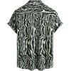 image:imageVATPAVE Mens Casual Short Sleeve Button Down Shirts Regular Fit Hawaiian Summer ShirtCoffee Black