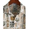 image:imageVATPAVE Mens Casual Short Sleeve Button Down Shirts Regular Fit Hawaiian Summer ShirtCoffee White