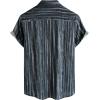 image:imageVATPAVE Mens Casual Short Sleeve Button Down Shirts Regular Fit Hawaiian Summer ShirtDark Grey