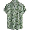 image:imageVATPAVE Mens Casual Short Sleeve Button Down Shirts Regular Fit Hawaiian Summer ShirtGreen Gray