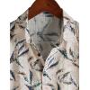 image:imageVATPAVE Mens Casual Short Sleeve Button Down Shirts Regular Fit Hawaiian Summer ShirtLightgray Blue