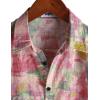 image:imageVATPAVE Mens Casual Short Sleeve Button Down Shirts Regular Fit Hawaiian Summer ShirtPink