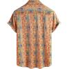 image:imageVATPAVE Mens Casual Short Sleeve Button Down Shirts Regular Fit Hawaiian Summer ShirtPink Red