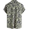 image:imageVATPAVE Mens Casual Short Sleeve Button Down Shirts Regular Fit Hawaiian Summer ShirtPurple Khaki
