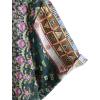 image:imageVATPAVE Mens Casual Short Sleeve Button Down Shirts Regular Fit Hawaiian Summer ShirtRed Cyan