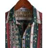 image:imageVATPAVE Mens Casual Short Sleeve Button Down Shirts Regular Fit Hawaiian Summer ShirtRed Cyan