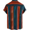 image:imageVATPAVE Mens Casual Short Sleeve Button Down Shirts Regular Fit Hawaiian Summer ShirtRedblue Navy