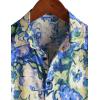 image:imageVATPAVE Mens Casual Short Sleeve Button Down Shirts Regular Fit Hawaiian Summer ShirtRoyalblue Yellow