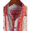 image:imageVATPAVE Mens Casual Short Sleeve Button Down Shirts Regular Fit Hawaiian Summer ShirtWhite Red