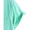 image:imageVATPAVE Mens Chambray Shirt Button Down Short Sleeve Shirt Beach Summer Casual Shirts with Two PocketsCyan