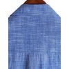 image:imageVATPAVE Mens Chambray Shirt Button Down Short Sleeve Shirt Beach Summer Casual Shirts with Two PocketsRoyal Blue