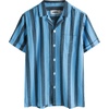 image:imageVATPAVE Boys Button Down Shirt Short Sleeve Casual Hawaiian Shirt Cuban Collar Summer Beach Shirts with PocketAquablue Black