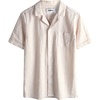 image:imageVATPAVE Boys Button Down Shirt Short Sleeve Casual Hawaiian Shirt Cuban Collar Summer Beach Shirts with PocketKhaki