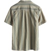 image:imageVATPAVE Boys Button Down Shirt Short Sleeve Casual Hawaiian Shirt Cuban Collar Summer Beach Shirts with PocketKhaki Brown