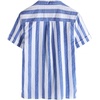 image:imageVATPAVE Boys Button Down Shirt Short Sleeve Casual Hawaiian Shirt Cuban Collar Summer Beach Shirts with PocketRoyalblue White