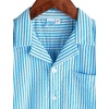 image:imageVATPAVE Boys Button Down Shirt Short Sleeve Casual Hawaiian Shirt Cuban Collar Summer Beach Shirts with PocketSky Blue