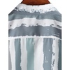 image:imageVATPAVE Boys Striped Button Down Shirt Short Sleeve Hawaiian Shirt Casual Summer Beach ShirtsBluegrey