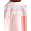 image:imageVATPAVE Boys Striped Button Down Shirt Short Sleeve Hawaiian Shirt Casual Summer Beach ShirtsWhitepink