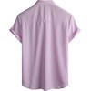 image:imageVATPAVE Mens Casual Waffle Shirt Short Sleeve Button Down Summer Shirts Loose Fit Beach ShirtsLight Purple